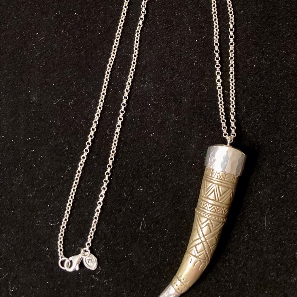 Silpada “Adventure Seeker” Necklace, 925 Sterling and brass.